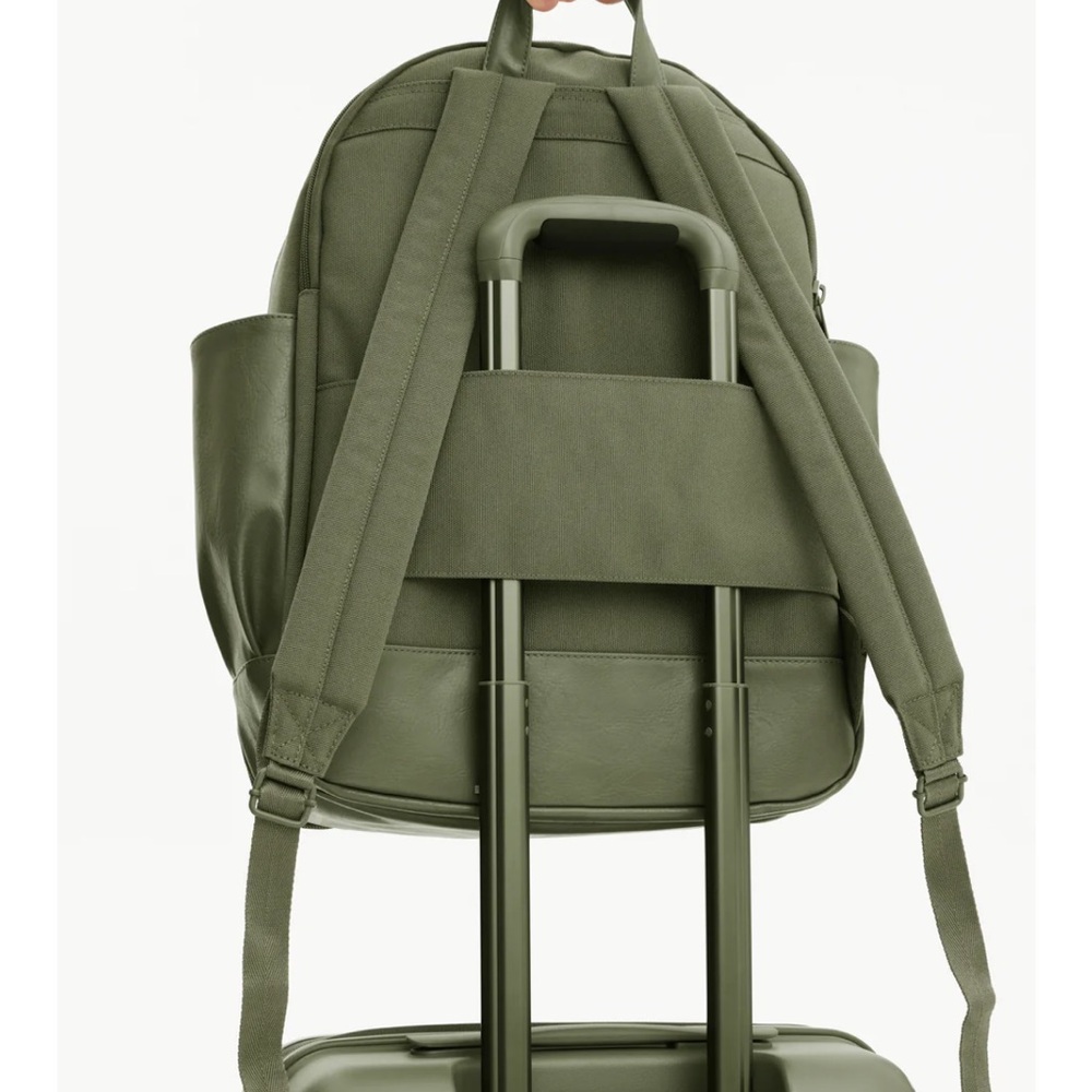 BEIS The Backpack - Limited Edition Olive Green EUC - Picture 9 of 12